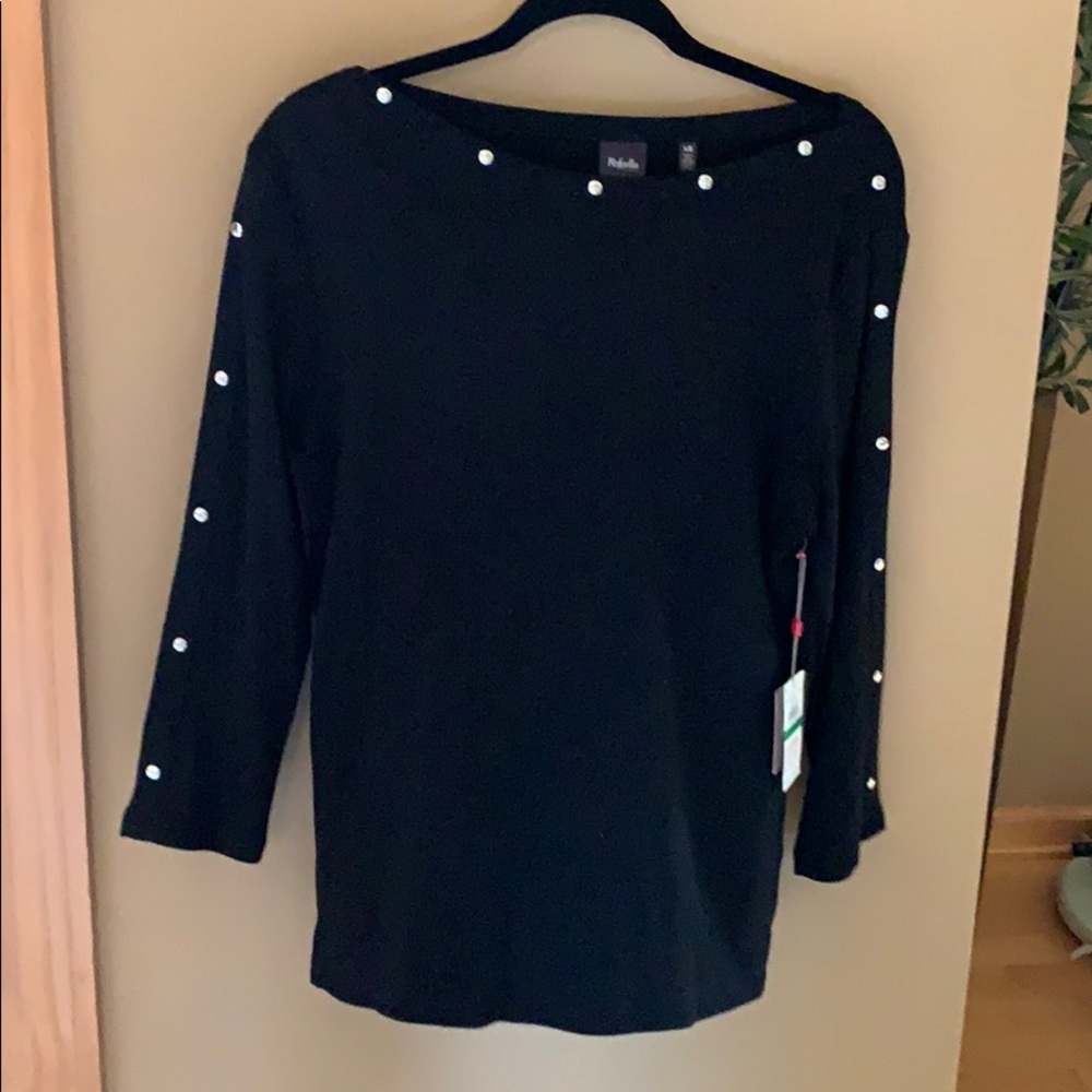 Black Knit Top